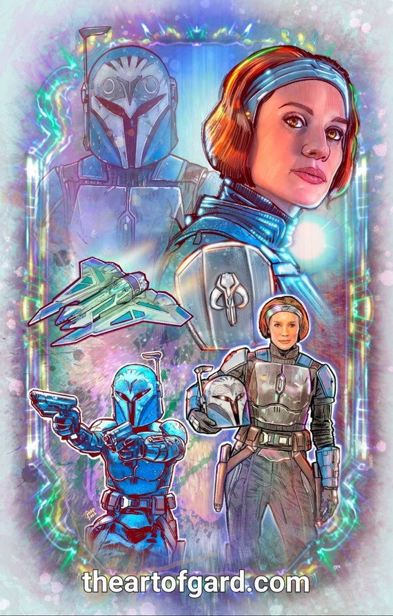 Bo Katan Kryze Art Print