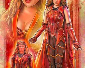 Scarlet Witch Art Print