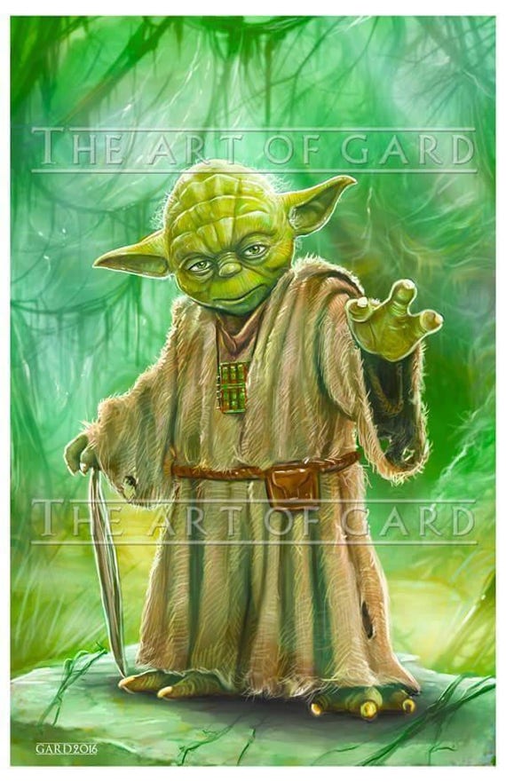 Yoda, from The Empire Strikes Back 11X17 high quality print