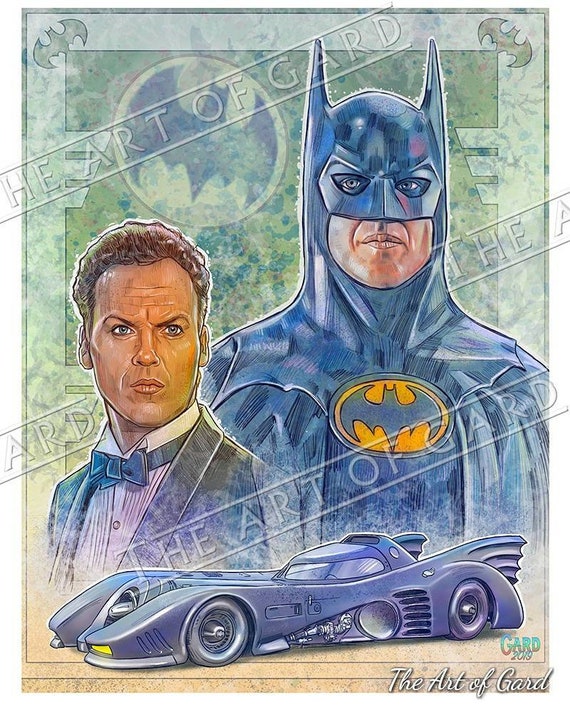 Batman 1989 Artist's Print 8.5X11 inches