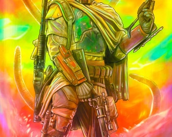 Bobba Fett 13X19 Inch Art Print