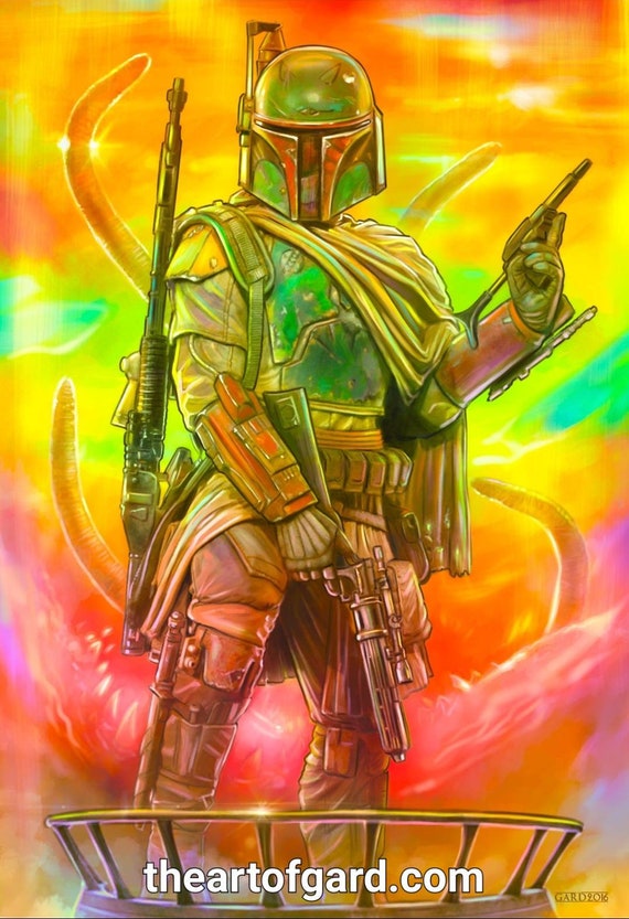 Bobba Fett 13X19 Inch Art Print