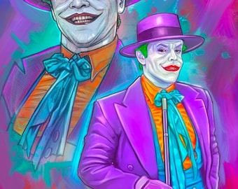 The Joker Jack Nicholson Art Print 13X19