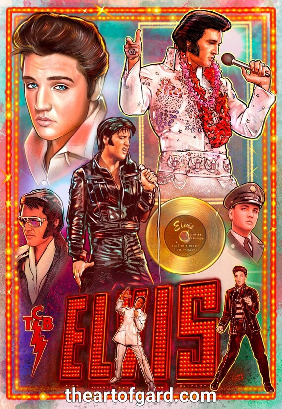 Elvis Presley Tribute Art Print