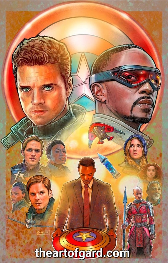 The Falcon and The Winter Soldier Art Print