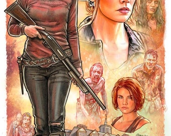 Maggie Rhee From The Walking Dead Art Print