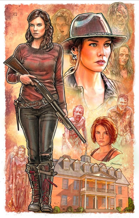 Maggie Rhee From The Walking Dead Art Print