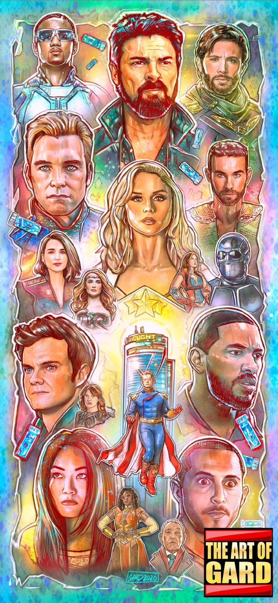 The Seven 11X24  Canvas Art Print