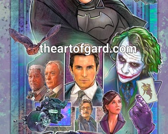 Batman Christian Bale Artist's Print