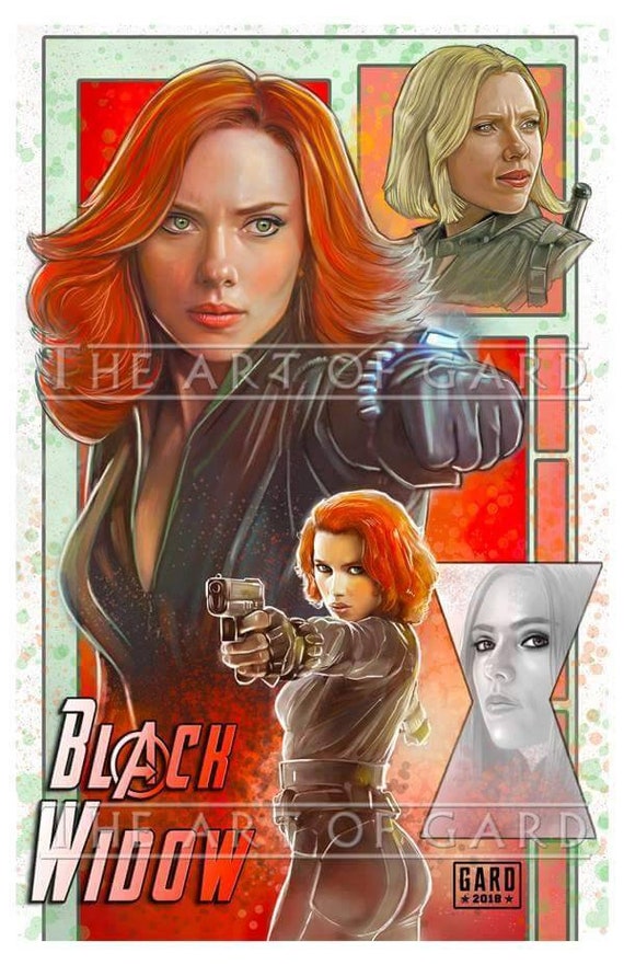 Black Widow 11X17 Artist's Print