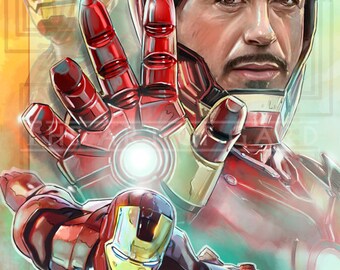 Iron Man (Tony Stark) Art Print