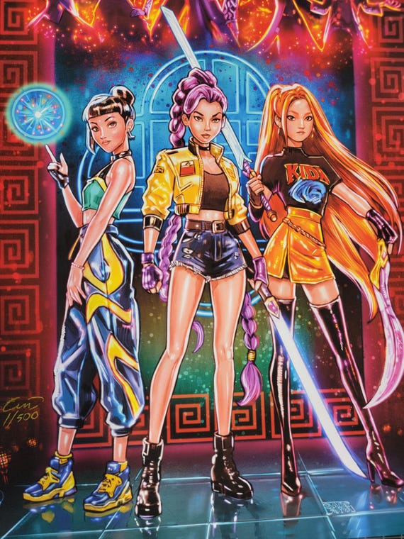 Kpop Demon Hunters Art Print