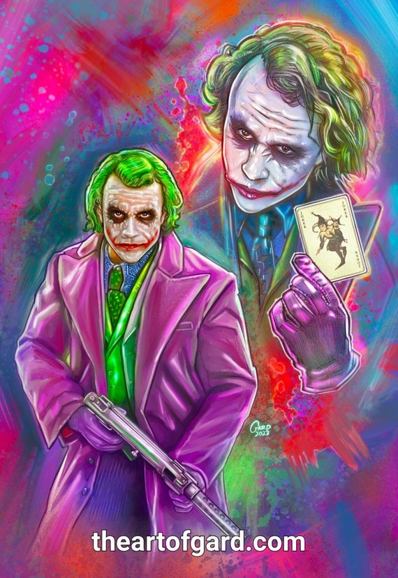 Heath Ledger's Joker 13X19 Art Print