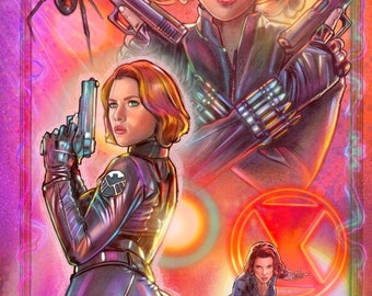 Black Widow Artist's Print