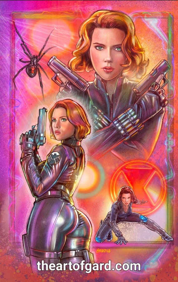 Black Widow Artist's Print