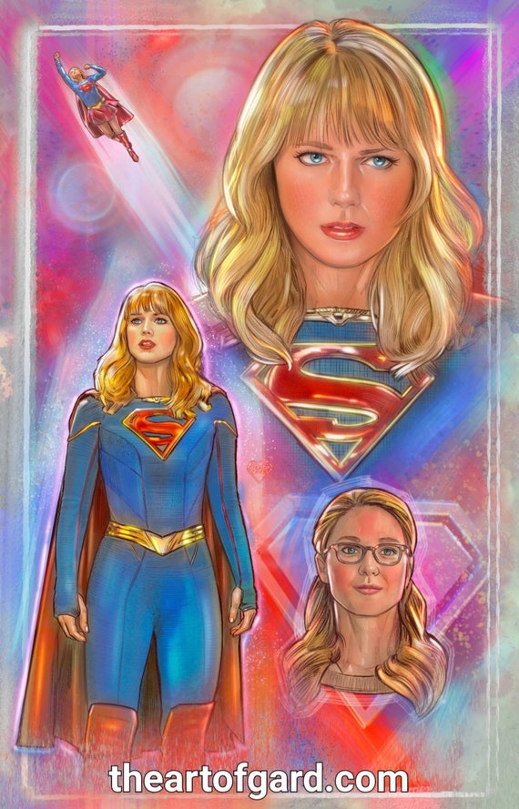 Supergirl Art Print