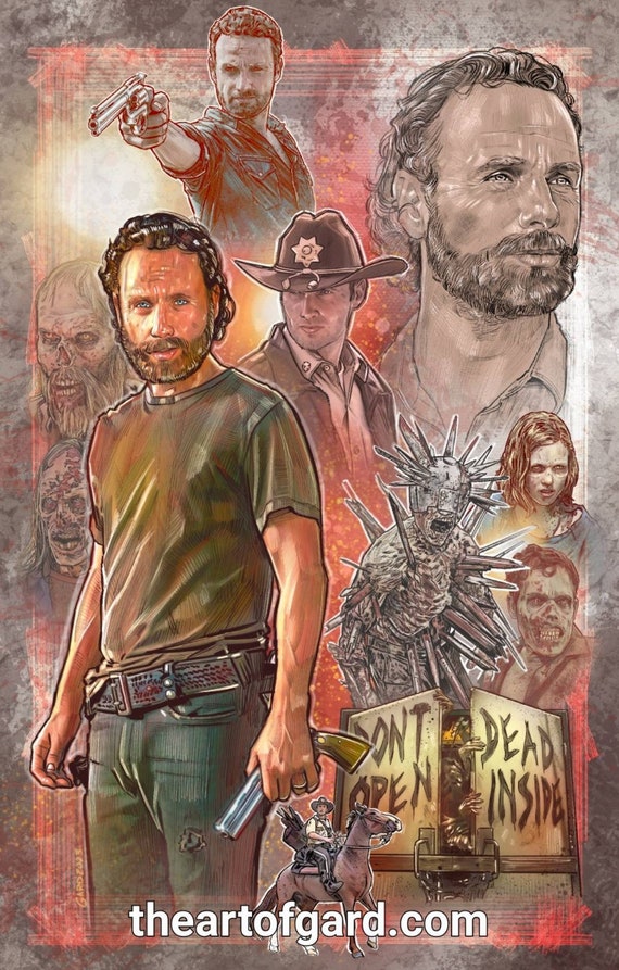 Rick Grimes Art Print