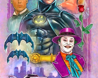 Batman 1989 Art Print
