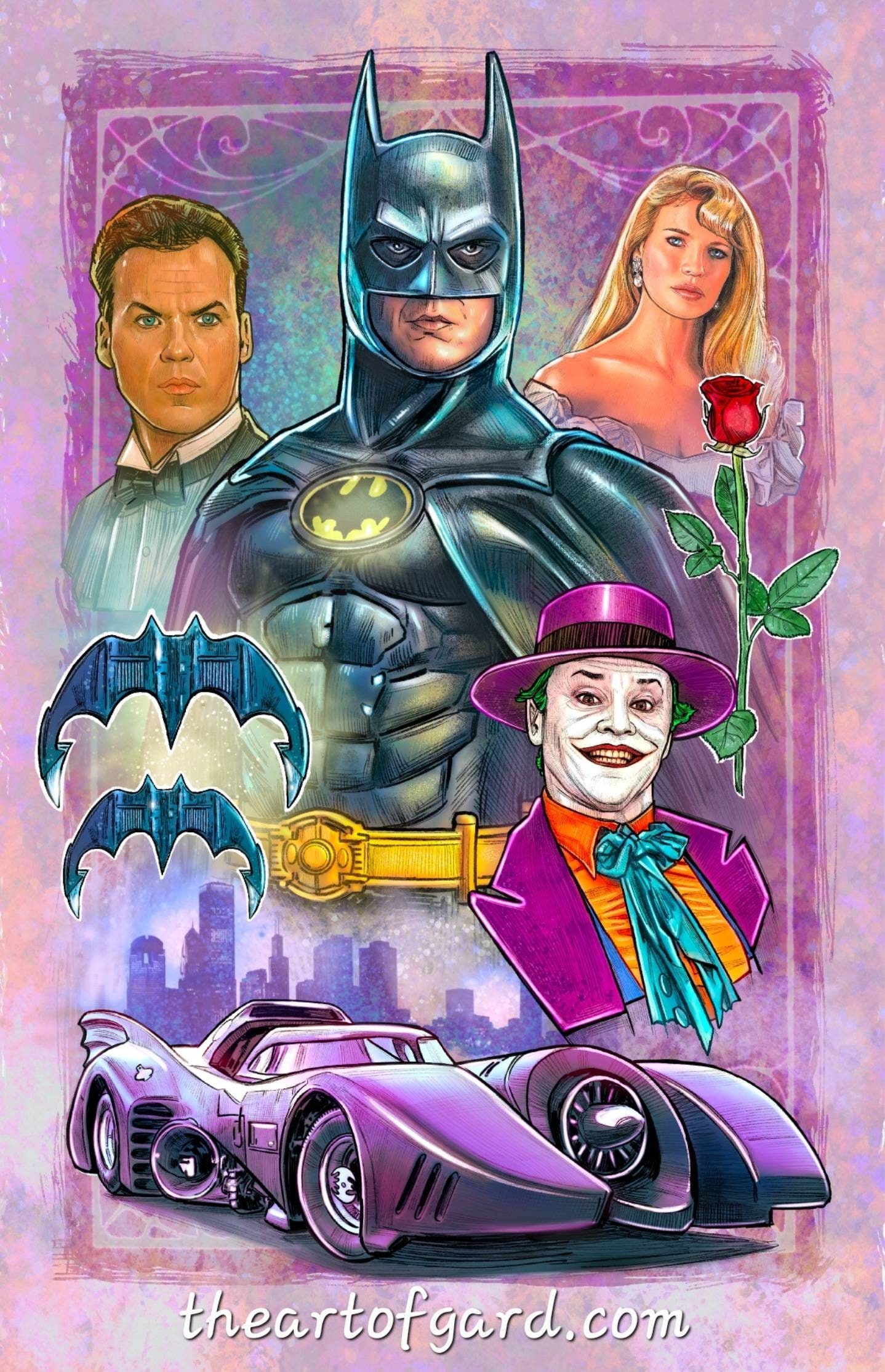 Batman 1989 Art Print
