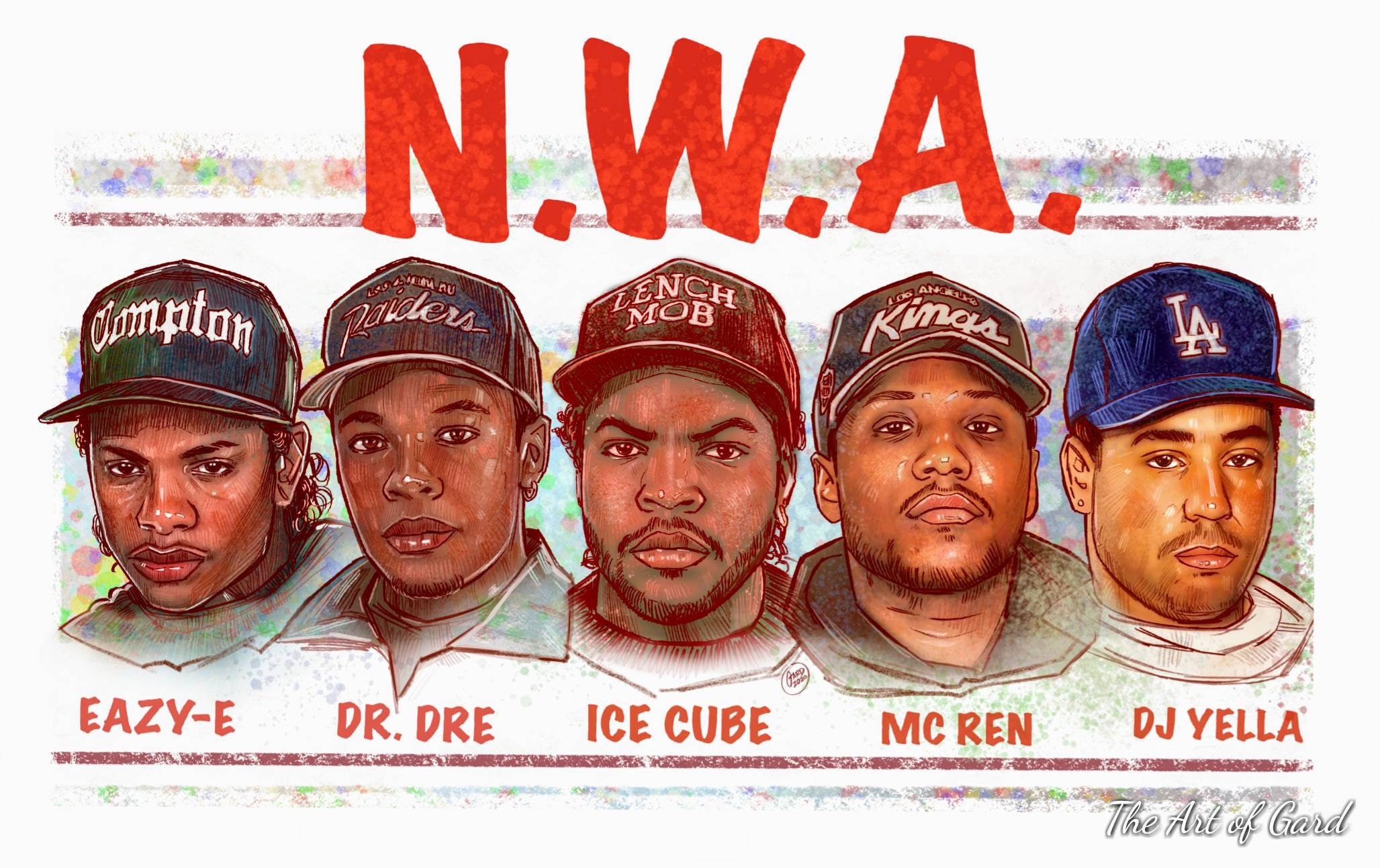 EAZY E / NWA Original Artwork – BRANDYLOVES2DRAW