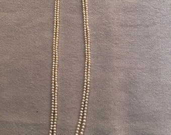 308 seltene antike Basra-Perlenkette mit Motiven aus 22 Karat Gold, Basra-Halskette aus 22 Karat Gold, seltene Perlenkette