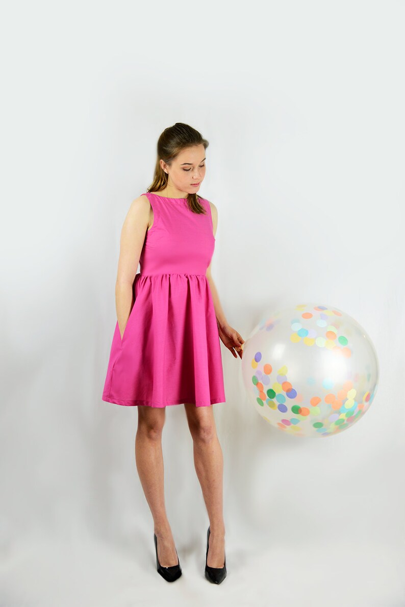 kids blush pink dress