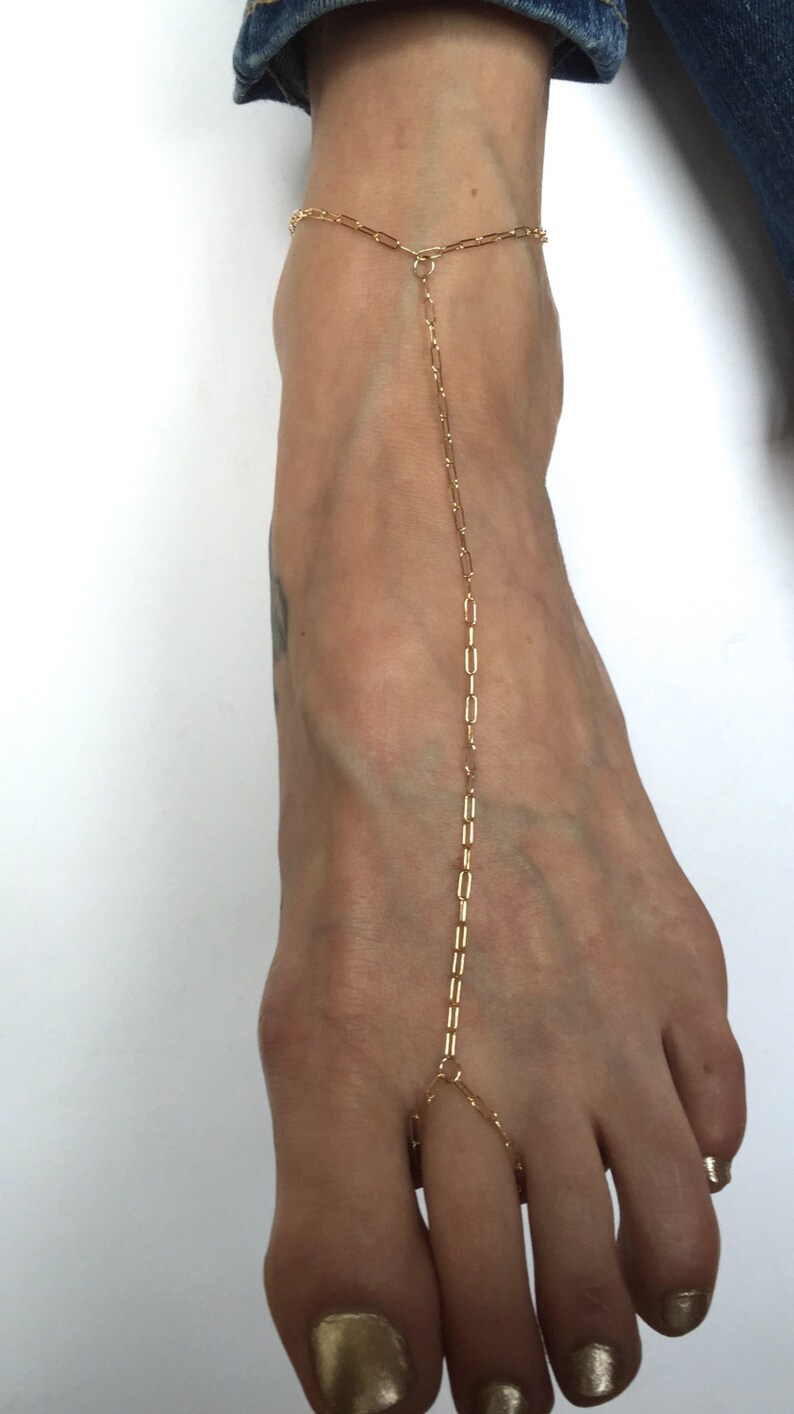 dainty boho anklet thin gold anklet slave ankle bracelet gold slave anklet foot chain ankle bracelet Slave anklet gold chain anklet