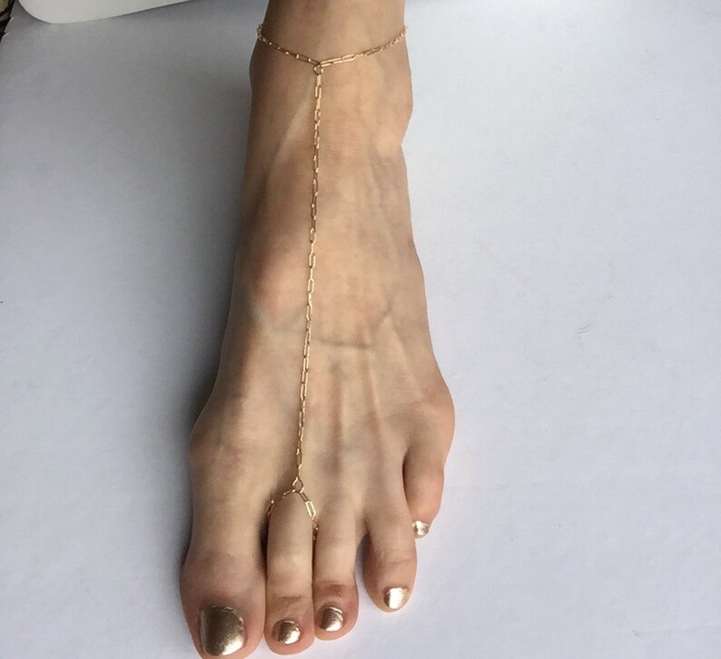 dainty boho anklet thin gold anklet slave ankle bracelet gold slave anklet foot chain ankle bracelet Slave anklet gold chain anklet