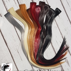 Clip in 18 Inch Natural Colour Hair Extension 11 Colors Heat Resistant Ready to Ship