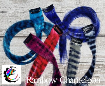 Tiger Stripe Clip in 18 inch Hair Extension 11 Colours Ready to Ship