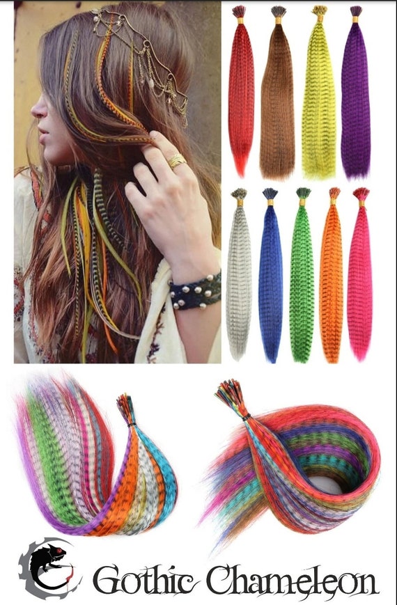 Tiger Stripe Clip in 18 inch Hair Extension 11 Colours Ready to Ship