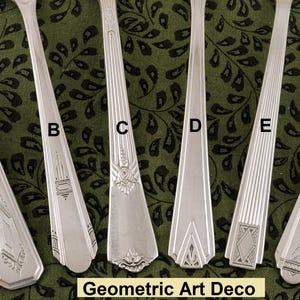 Spoons Vintage Teaspoons Silverplate Silverware Flatware From Antique ...
