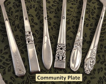 Mix or Match Spoons _ Coronation _ Lady Hamilton _ White Orchid _ Evening Star _ Morning Star - Milady - Oneida Community Plate Teaspoons