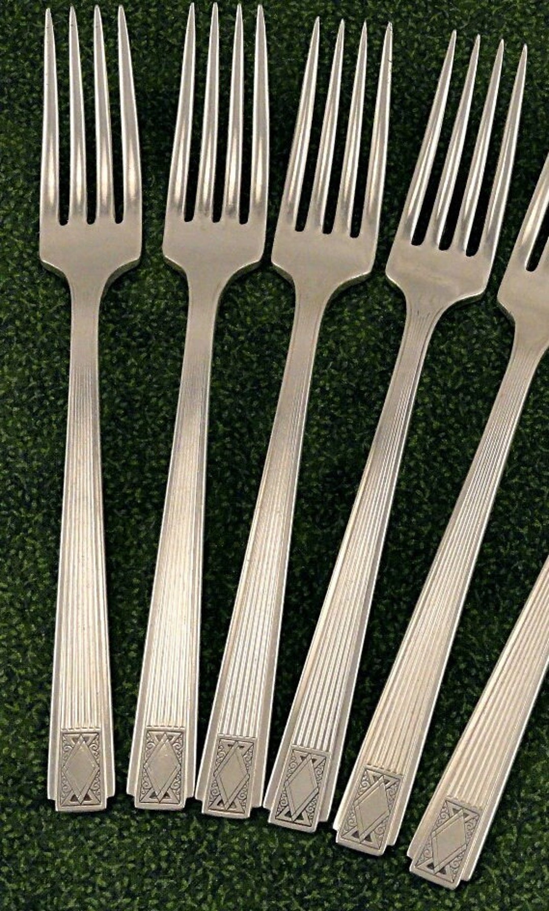 NOBLESSE Dinner Forks Oneida Community Plate Vintage 1930 Silverplate