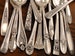Mismatched 8 Spoons Silverplate Teaspoons Flatware Sets Vintage and Antique Farmhouse Silverware Assorted Silver Handles #2 