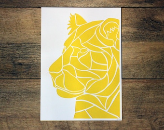 CLEARANCE - Lion Paper Cut