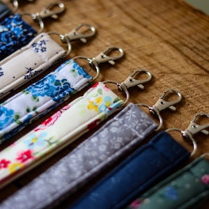 Floral Fabric Keyring image 1