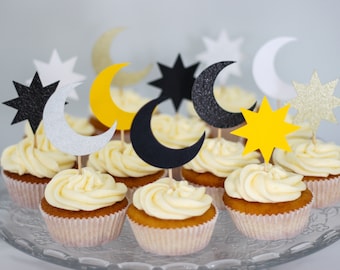 Celestial Cupcake Toppers