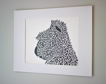 Koala Mounted Paper Cut