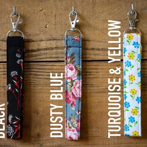 Floral Fabric Keyring image 4