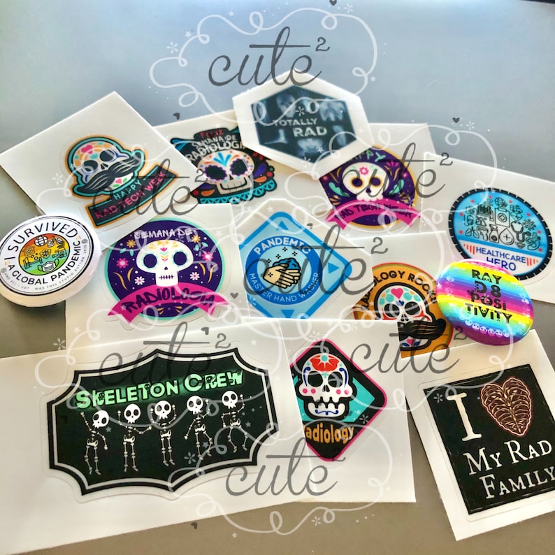 Radiology & Rad Tech Week Vinyl Stickers Choose 3 Etsy