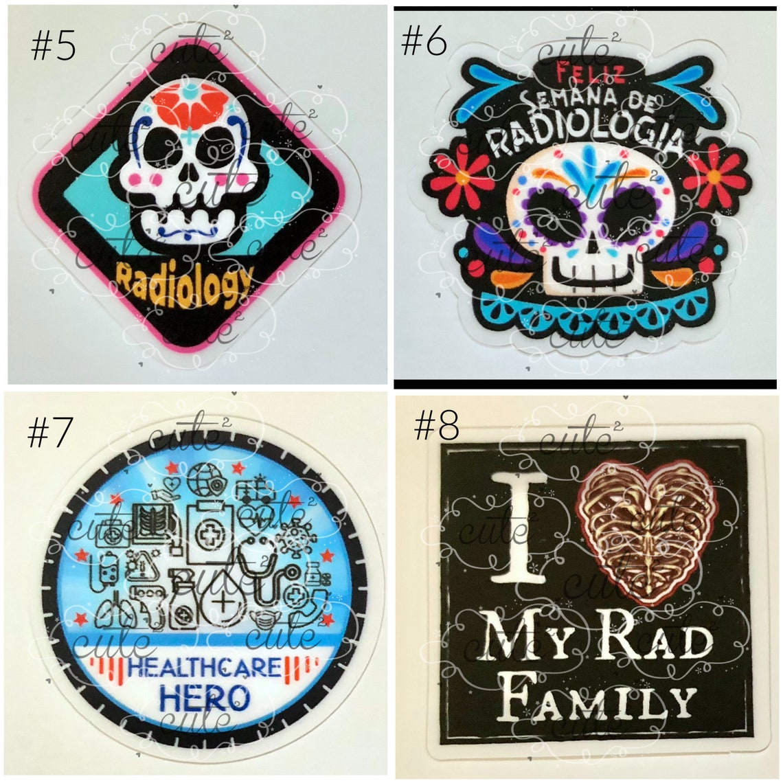 Radiology & Rad Tech Week Vinyl Stickers Choose 3 Etsy