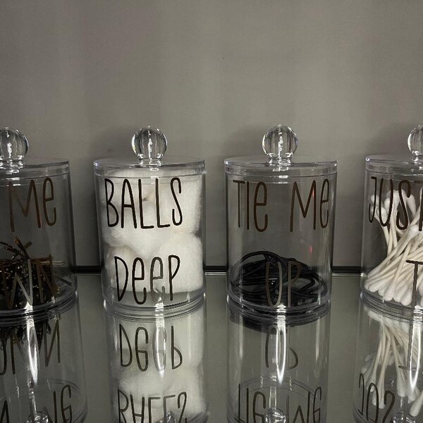 Funny Bathroom Jars Etsy