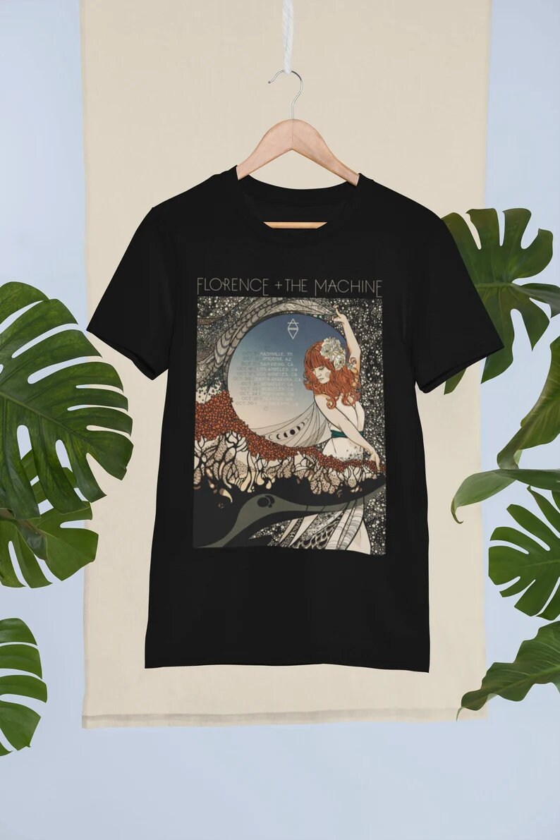 Florence And The Machine Tour Shirt, Gothic Moth Shirt