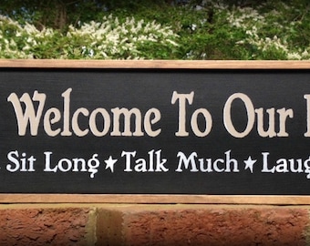 Front Porch Welcome Sign, Screened In Porch Decor, Back Porch Welcome Sign, Porch Decor. Screened In Porch Wall Decor