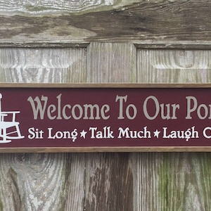 Porch Welcome Sign for Spring. Porch Decor. Farmhouse Porch Signs.  Front Porch Sign. Housewarming Gift. New Home Gift. Front Porch Decor.