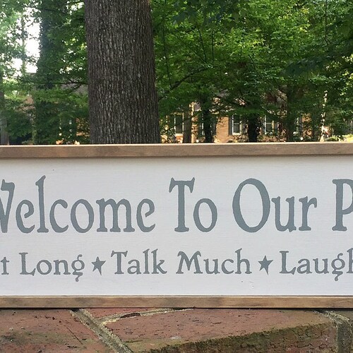 Extra Large Porch Sign. Sign. Front Porch Sign. Etsy