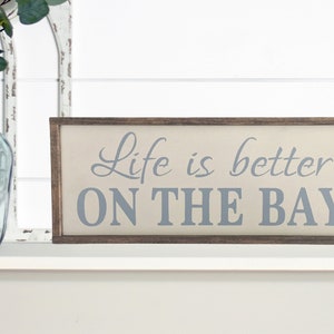 Bay Signs. Life on The Bay. Bay Home Decor. Chesapeake Bay, Housewarming Gift. San Francisco Bay. Green Bay. Keweenaw Bay. Galveston Bay