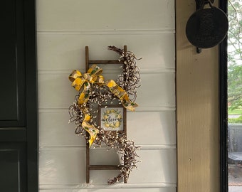 Lemon Porch Decor, Kitchen Door Decor, Gift for the Lemon Collector, Lemon Decor for Spring and Summer, Lemon Wall Hanging