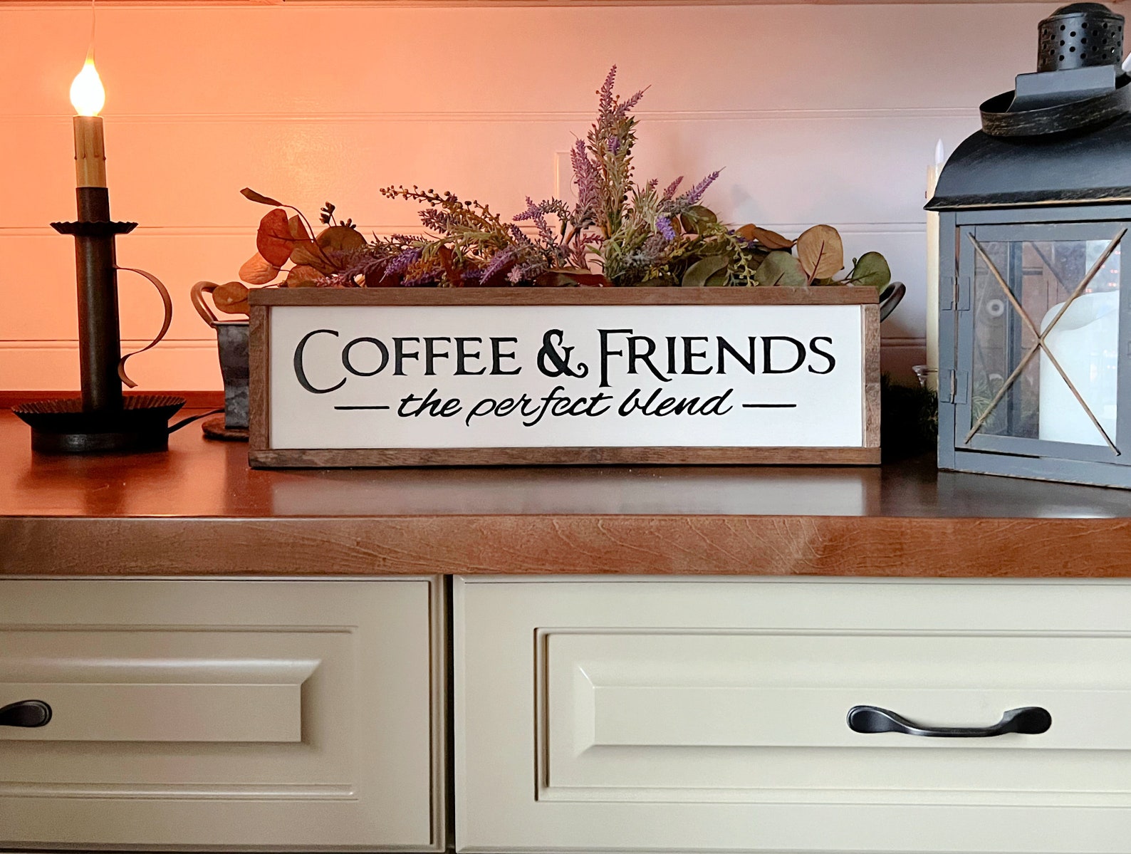 Coffee Essentials Sign Coffee Signs for Your Coffee Station, Coffee Bar Sign, Kitchen Decor ...